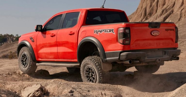 Diseño exterior de la Ford Ranger Raptor