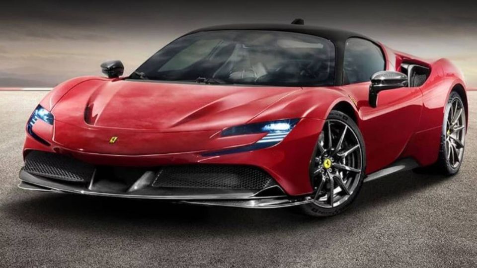 Ferrari SF90 Stradale en color rojo