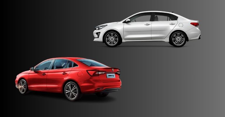 Comparativa de diseño del Kia Rio vs MG5