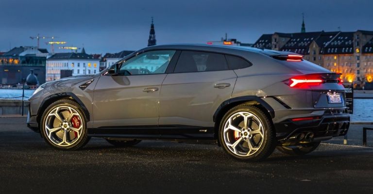 Exterior de la Lamborghini Urus