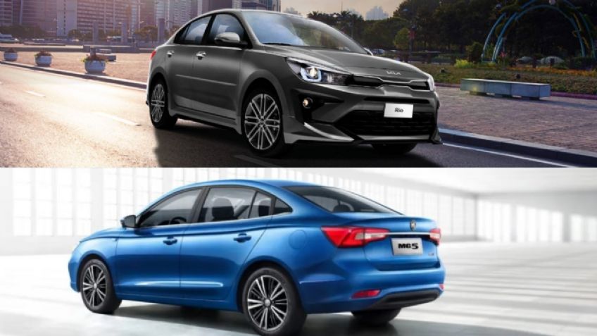 ¿Cuál es mejor, Kia Rio o MG5? Dos de los sedanes más vendidos en México