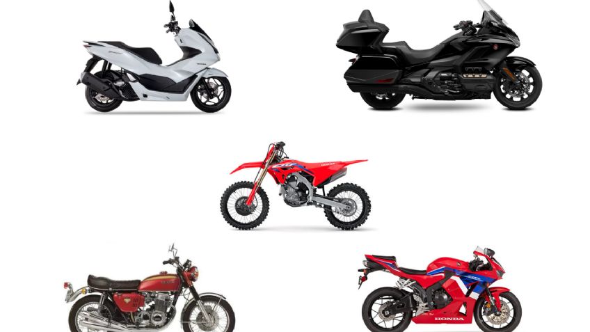 Estas son las 5 motocicletas de Honda más populares