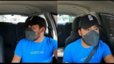 ¡Lo amenaza con reportarlo! Taxista regresa celular a pasajera tras dejarlo olvidado en su auto