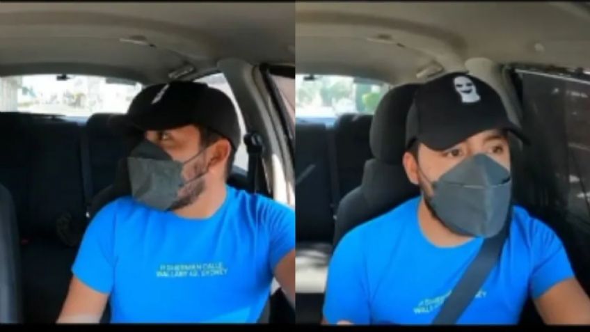¡Lo amenaza con reportarlo! Taxista regresa celular a pasajera tras dejarlo olvidado en su auto