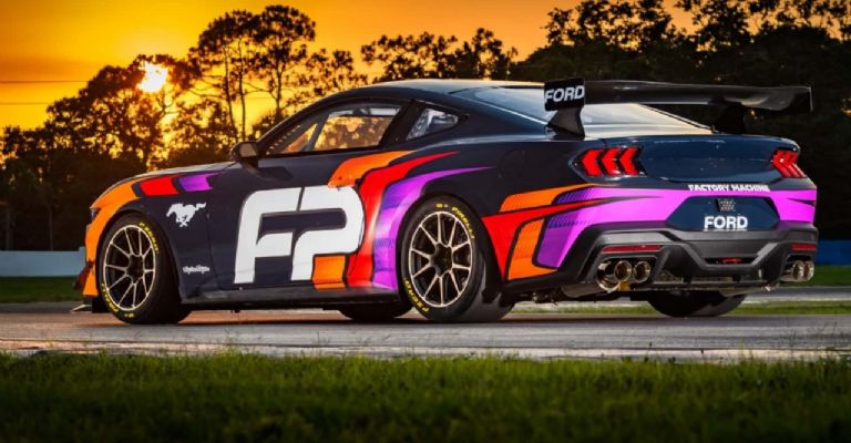 Motor del Ford Mustang GT4 2024