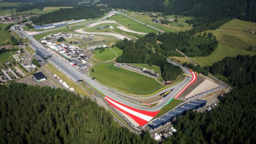 Gran Premio de Austria 2023, detalles de la pista, trazado, curvas, zonas de DRS
