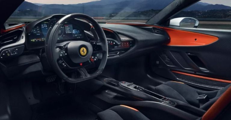 Interior del Ferrari SF90 XX