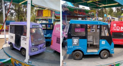 VIRAL: Juego de feria con Metrobús y ‘micro’ a escala causan furor en redes; ¡se ven tiernos!