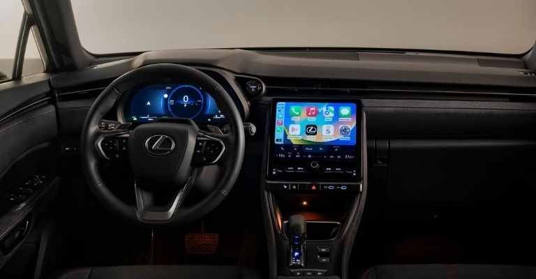 Interior de la Lexus LBX
