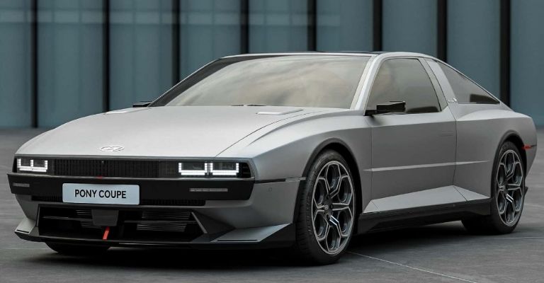 Render del Hyundai Pony Coupe