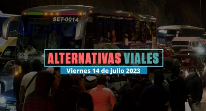 Alternativas viales en CDMX por marchas y movilizaciones hoy 14 de julio 2023