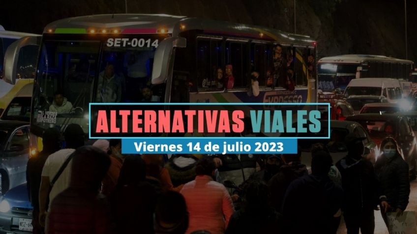 Alternativas viales en CDMX por marchas y movilizaciones hoy 14 de julio 2023