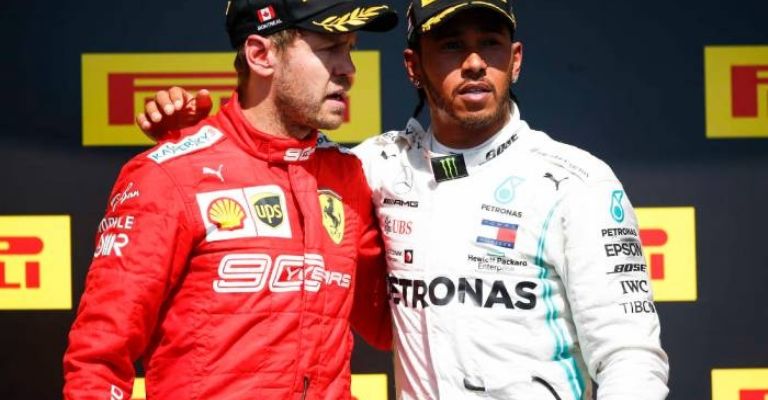 Lewis Hamilton Sebastian Vettel