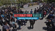 Alternativas viales por movilizaciones y cierres en CDMX hoy 19 de julio de 2023