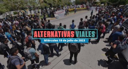 Alternativas viales por movilizaciones y cierres en CDMX hoy 19 de julio de 2023