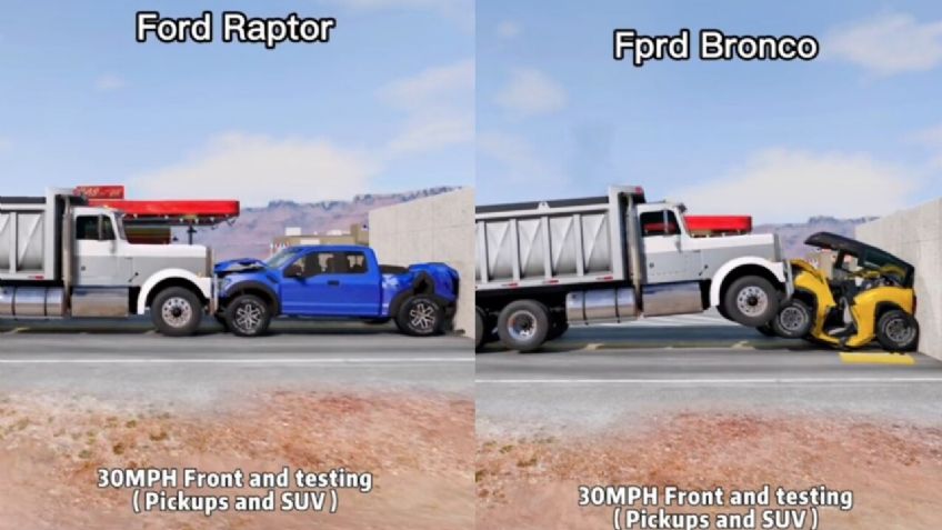 Videos de TikTok: Prueba de choque, camionetas en las que sobrevivirías y camionetas en las que no