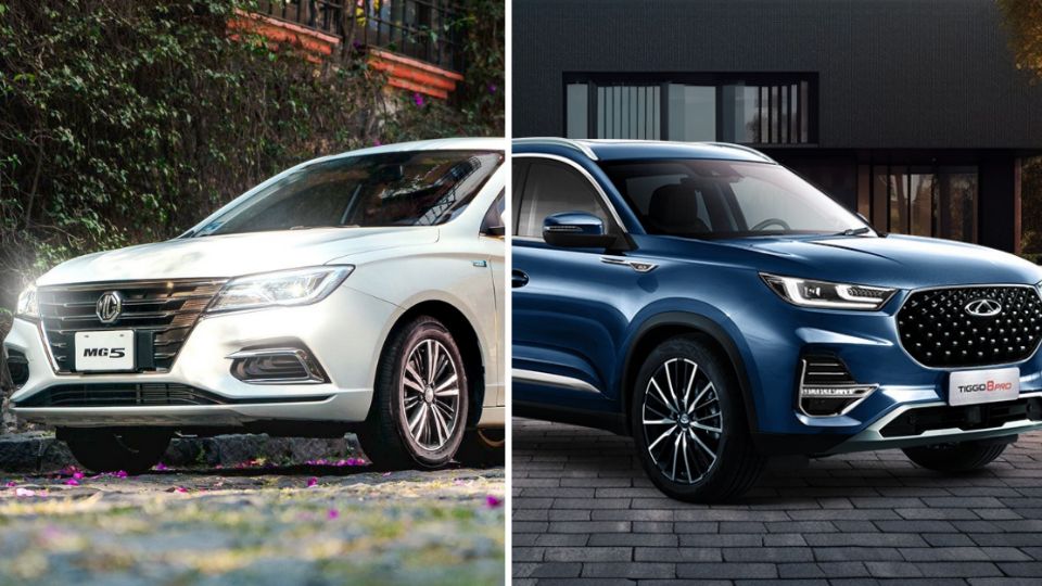 MG y Chery son dos de las marcas chinas más populares en México.