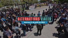 Alternativas viales en CDMX por manifestaciones en la alcaldía Cuauhtémoc hoy 20 de julio de 2023