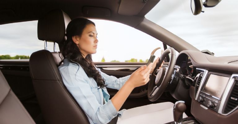 Conductores distraídos 