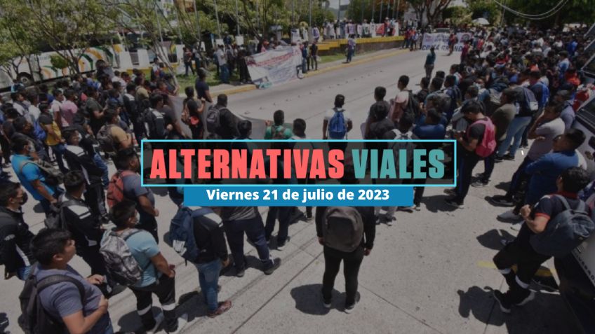 Alternativas viales en CDMX por manifestaciones en la alcaldía Cuauhtémoc hoy 20 de julio de 2023