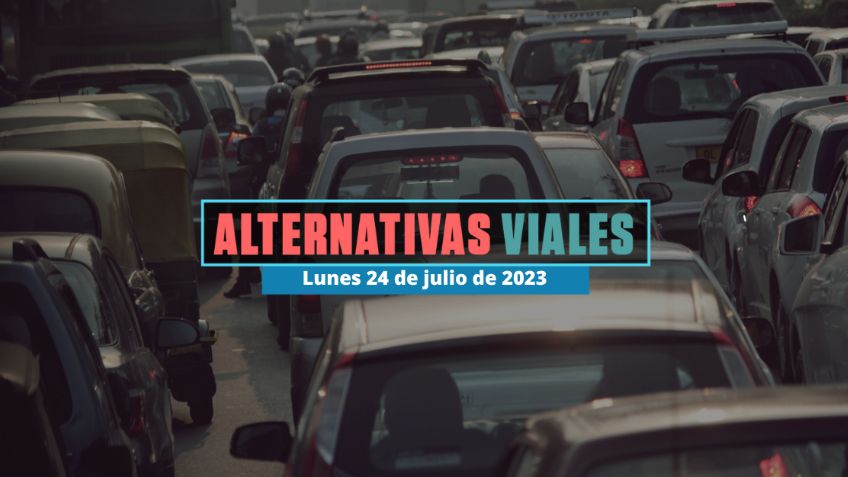 Manifestaciones en CDMX hoy 24 de julio de 2023: Alternativas viales por movilizaciones
