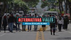 Manifestaciones en CDMX hoy 28 de julio de 2023: Alternativas viales por movilizaciones