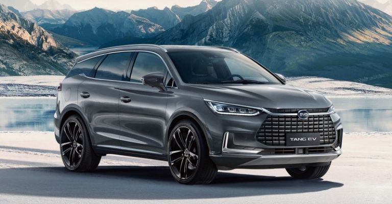 Diseño exterior de la BYD Tang EV 2023