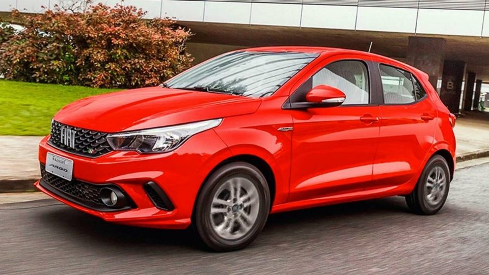 FIAT Argo 2023 en rojo