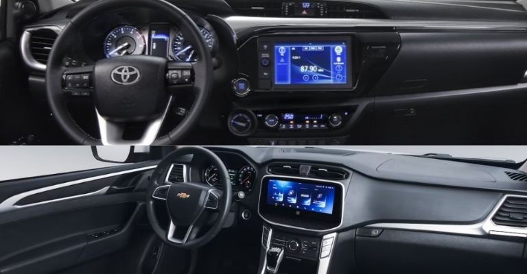 Hilux vs S10 Max motor e interior