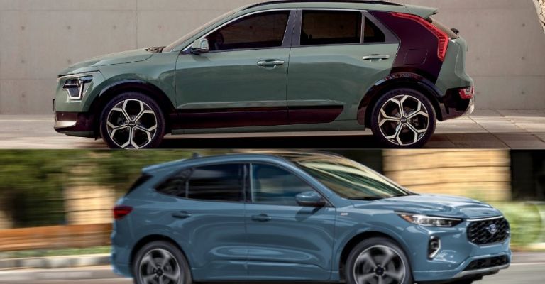 Kia Niro vs Ford Escape diseño