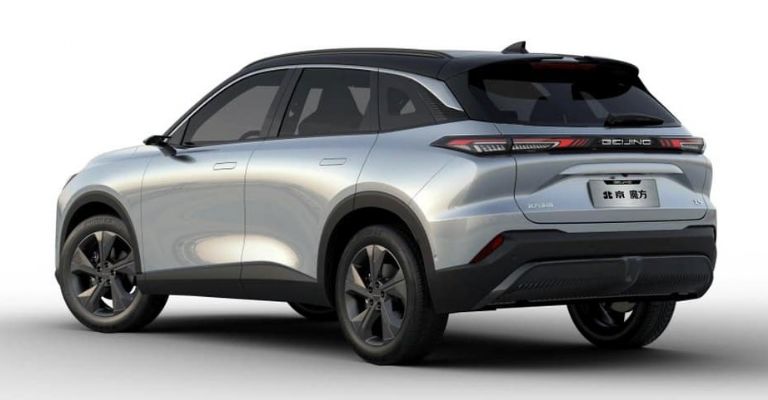 Diseño exterior de la BAIC X55 2023