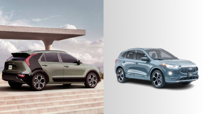 ¡Las SUVs HÍBRIDAS más baratas de México este 2023!  Kia Niro o Ford Escape: Cuál es mejor y por qué