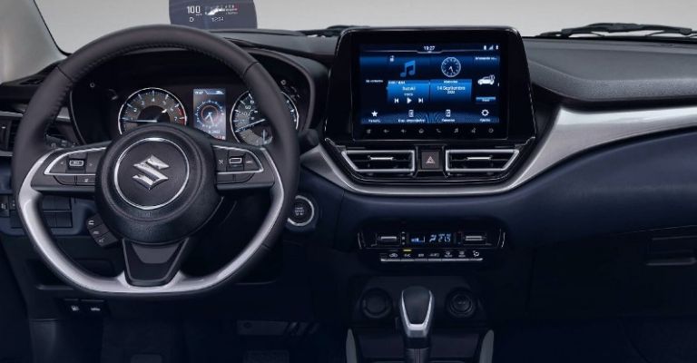 Interior del Suzuki Baleno 2024