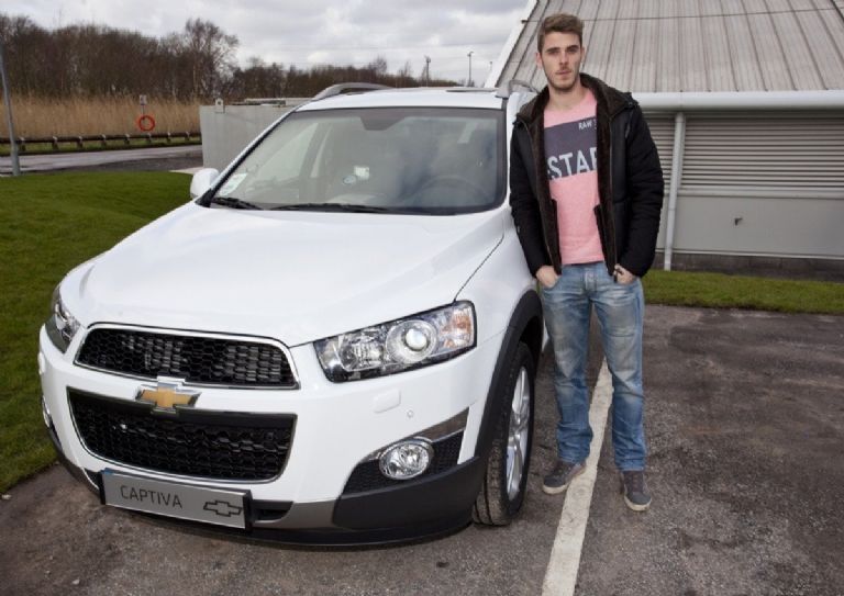 Este auto conducía David de Gea con el Manchester United