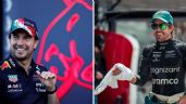 Checo Pérez subasta guantes firmados por Fernando Alonso por una buena causa; ¿quién se quedará con el autógrafo del Magic?