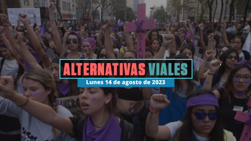 Alternativas viales en CDMX por manifestaciones en Plaza de la Constitución hoy 14 de agosto de 2023