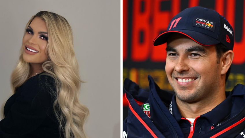 ¿Será formulera? Así fue el día que Wendy Guevara apoyó a Checo Pérez antes de la carrera