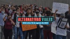 Alternativas viales en CDMX por marcha a favor de la educación pública hoy 16 de agosto de 2023