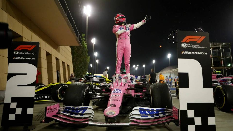 Checo, con Force India tras ganar en Sakhir