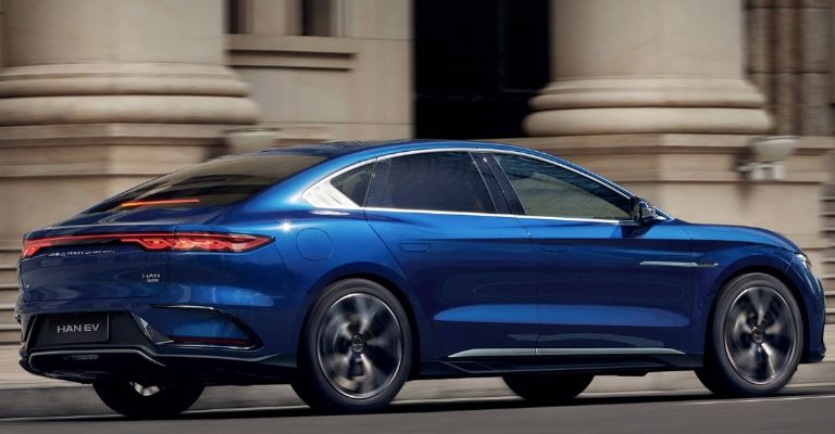 Diseño y características de la BYD Han EV