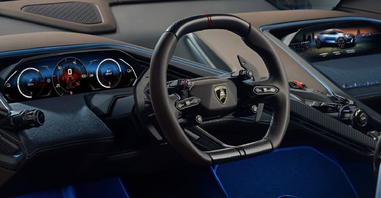 Motor e interior del Lamborghini Lanzador