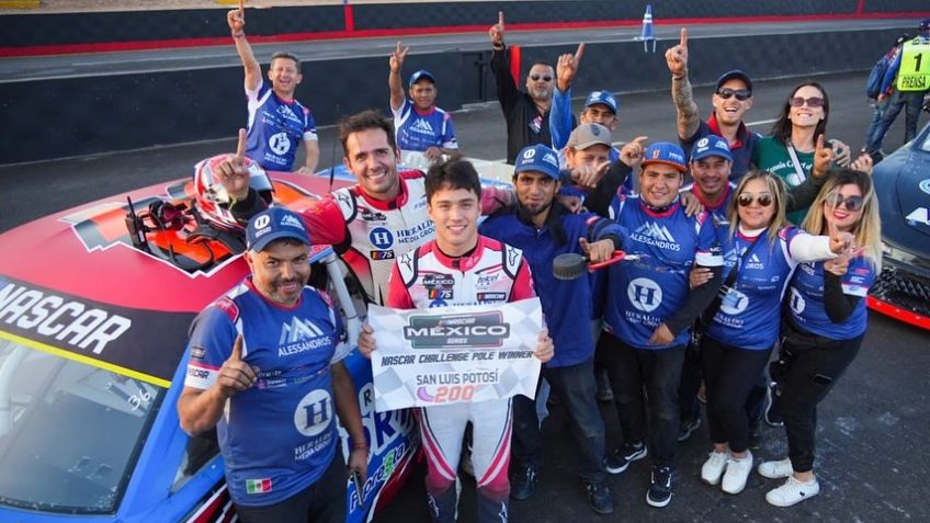 ¡Espectacular regreso! Noel León consigue la Pole en la NASCAR Challenge para Alessandros Racing en SLP