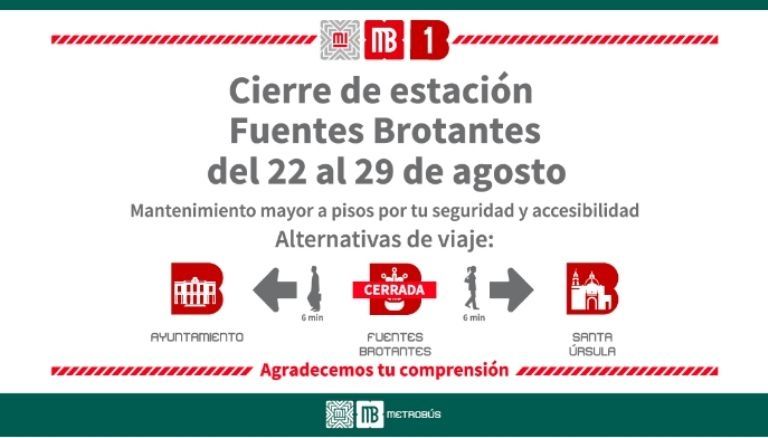 Estas son las intervenciones al Metrobús CDMX