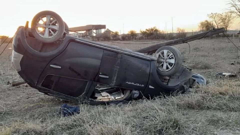 La volcadura se dio cerca de la autopista Córdoba-Villa María