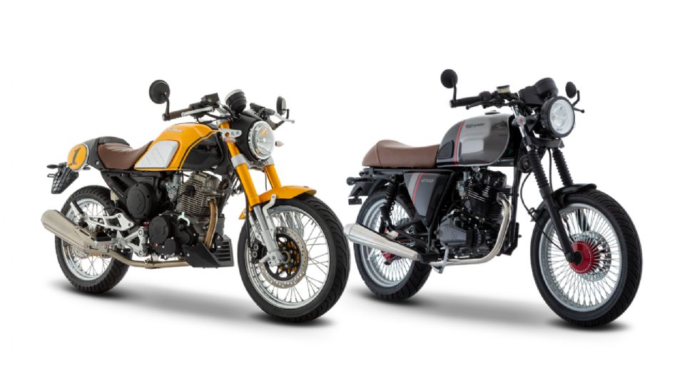 Sus nuevos modelos café racer.