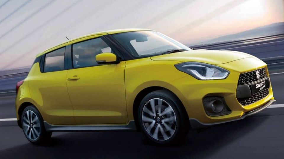 Suzuki Swift Sport en amarillo