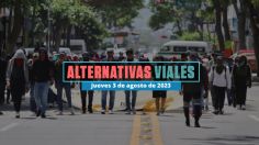 Alternativas viales en CDMX por manifestación en la Plaza de la Constitución hoy 3 de agosto de 2023