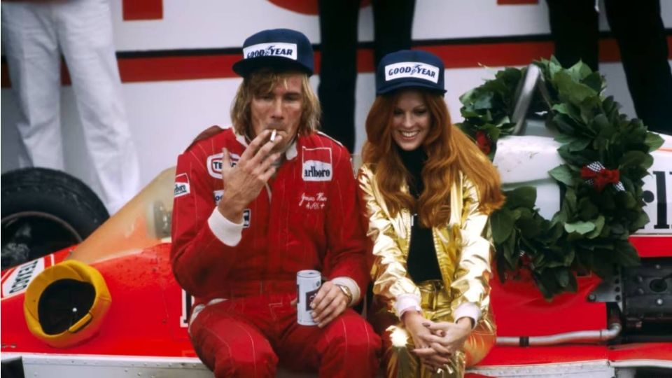 James Hunt, durante su época en la F1