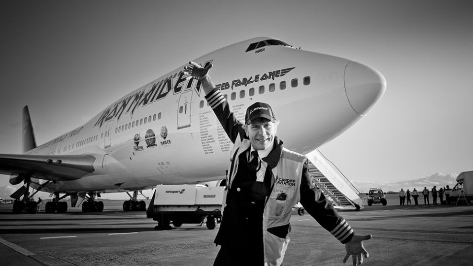 El avión oficial de Iron Maiden.