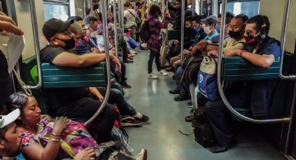 Hay multa por usar el asiento reservado en el Metro CDMX, ¡no te hagas el dormido!